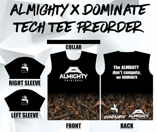 Almighty X Dominate tech tee preorder