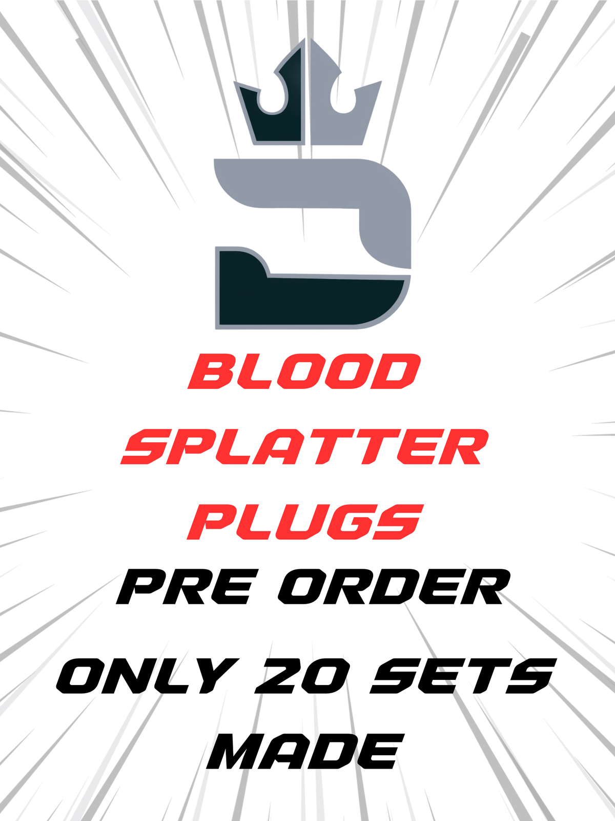 Blood splatter plugs